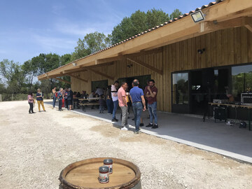 Salle de réception au domaine Manage Agnel